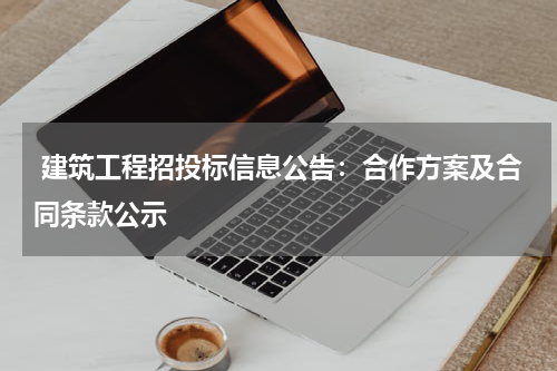  建筑工程招投标信息公告：合作方案及合同条款公示