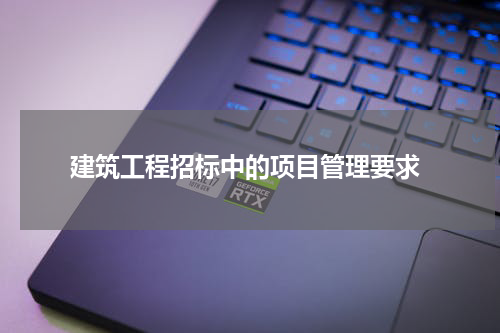 建筑工程招标中的项目管理要求