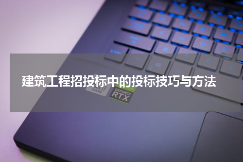  建筑工程招投标中的投标技巧与方法