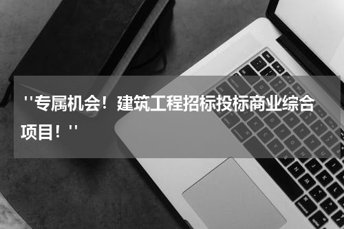  "专属机会！建筑工程招标投标商业综合项目！"