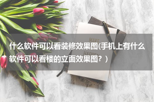 什么软件可以看装修效果图(手机上有什么软件可以看楼的立面效果图?)