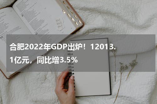 合肥2022年GDP出炉!12013.1亿元,同比增3.5%