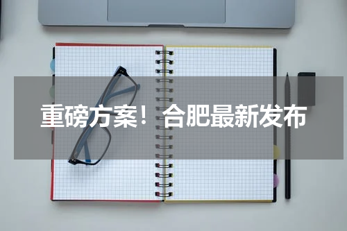 重磅方案！合肥最新发布
