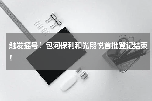 触发摇号！包河保利和光熙悦首批登记结束！