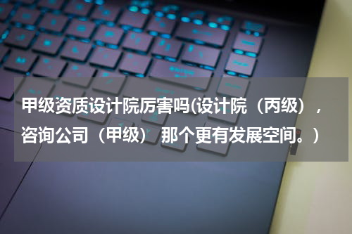 甲级资质设计院厉害吗(设计院（丙级），咨询公司（甲级） 那个更有发展空间。)