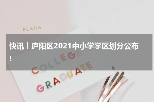 快讯丨庐阳区2021中小学学区划分公布!