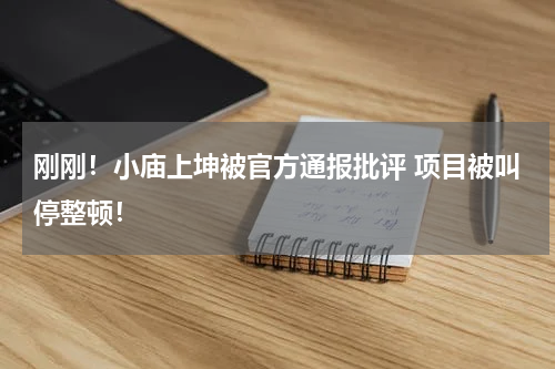 刚刚!小庙上坤被官方通报批评 项目被叫停整顿!